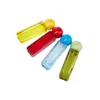 En Stock Botella Decantadora de Perfume de Tapa de Bola Colorida de 30 ml, Exquisita Botella Cuadrada de Vidrio, Botella de Perfume Portátil con Atomizador de Niebla Fina