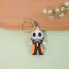 Chaveiro de Abóbora de Halloween Transfronteiriço Boneco de Desenho Animado Pingente Macio de Plástico Pingente de Carro Chaveiro
