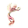 Broche de Mariposa de Cristal Vintage Broche de Animal Camelia de Lujo Ligero de Alta Calidad Hebilla de Pin de Corsage Femenino Ropa