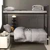 Juego de Ropa de Cama para Dormitorio Estudiantil de Tres Piezas, Juego Completo para Cama Individual, Colcha de Algodón, Juego Completo de Funda de Edredón y Colchón, Juego de Cuatro o Seis Piezas