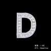 Adesivos de tecido bordados personalizados novos adesivos de letras com strass 26 letras em inglês patch adesivo para Roupas Decoração Têxtil para Casa