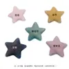 Accesorios para ropa infantil oro rosa estrella tela de algodón guardería niña pinza para el pelo DIY accesorios para tocados