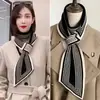 Cachecol Cruzado Curto Pequeno de Lã Tricotado Estilo Coreano 2025 Primavera e Outono Presente Proteção de Pescoço Feminino Inverno Pescoço Versátil