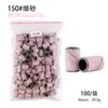 Anillos de Lijado para Pulir Uñas, Rollos de Papel de Lija para Pulir, Anillos de Lijado de Alta Calidad para Brocas de Uñas, Coloridos, 100 Piezas/Paquete