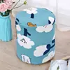 Kit de Materiales DIY para Lata de Leche en Polvo, Funda Casera para Sofá, Funda para Taburete, Cuadrada Moderna para Cambiar Zapatos, Patrón Simple de Dibujos Animados