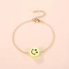 Pulsera coreana ins de hadas Pulsera linda con expresión de sonrisa Smiley Moda Pulsera popular Pulsera para damas