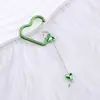 Mosquetão de Contas Simples em Formato de Coração DIY Pingente de Mochila em Formato de Coração Metal Multifuncional para Garrafa de Água ao Ar Livre Presente Corporativo