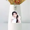 Meng Ziyi Acrílico Fondo Blanco Llavero Doble Cara Colgante para Bolsa Colgante para Mochila Mercancía de Celebridad con Fotos