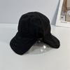 Chapéu Balde Coreano de Primavera e Verão em Nylon Leve com Fenda Traseira e Cordão para Rabo de Cavalo para Homens e Mulheres Secagem Rápida Viagem Proteção Solar Chapéu de Pescador