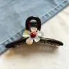 Nuevo Estilo 2025 Pinza Retro de Tamaño Mediano con Lazo para Mujer, Pinza de Tiburón de Gama Alta para la Parte Trasera de la Cabeza con Poco Volumen de Cabello, Accesorio Popular para el Cabello