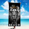 Temu Xiyin generation toalla de playa de microfibra transfronteriza con patrón personalizado toalla de baño de terciopelo de doble cara con logo personalizado de secado rápido