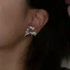 Pajarita Versátil Ins Estilo Genial Pendientes de Alta Gama Diseño Original Lujo Accesible