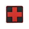 Fuente de Comercio Exterior Caucho PVC Velcro Exterior Militar Táctico Parche de Moral Sello Cruz Roja Rescate Médico