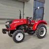 Exportar Modelo 50 HP Tractor Modificado Cargador Hidráulico Frontal Operación Rotocultivador Carga y Descarga de Material Tractor
