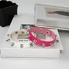 Pulsera de Remaches Estilo Punk Europeo y Americano Transfronteriza de Cuero de PU para Pareja Pulsera Rock Gótica de Moda Joyería
