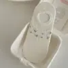 Meias femininas de primavera e verão, novo estilo, estampa floral pequena, cor sólida creme, meias femininas de algodão em malha, meias finas invisíveis de corte baixo tipo sapatilha para mulheres