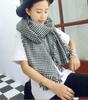 Bufanda de Tartán con Flecos y Patrón de Houndstooth para Otoño e Invierno 2026 para Mujer, Bufanda Versátil para el Cuello para Hombre, Chal de Imitación Cachemir, Mismo Estilo que Bingbing