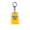 Una generación de Kobe Curry James Owen Nick Yang estrella del baloncesto Llavero de camiseta Colgante de bolsa de patrocinio
