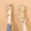 Sandalias Populares de Suela Blanda para Mujer, Nuevos Zapatos Planos de Verano 2026 que Combinan con Faldas, Estilo de Hada, Cómodos para Mujeres Embarazadas, Zapatos de Playa