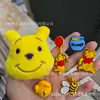 Modelo 2026 Urso, Coelho, Tigre, Mickey Mouse Charms de Animal para Sapato DIY, Clipes Decorativos para Sapato Clog do Ursinho Pooh