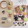 24 Accesorios de Joyería de Resina de Dibujos Animados para Muñecas de Juego a la Moda DIY Carcasa de Teléfono Gel Crema Hecho a Mano Horquilla Parche Pequeño