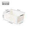 Cesta de Almacenamiento Misceláneo Japonés Caja de Almacenamiento Snacks Caseros Juguetes Cesta de Almacenamiento de Plástico Dormitorio Cocina Caja de Almacenamiento de Escritorio