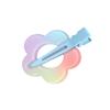Horquilla Coreana de Flor Hueca Sin Marcas Horquilla de Estrella de Cinco Puntas con Manchas Accesorios para el Cabello Florales Versátiles Horquilla de Acrílico