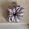 Goma para el pelo de satén simple estilo francés para mujer, Lazo para el pelo de estilo perezoso de alta gama, Cuerda para el pelo, Accesorio para el pelo