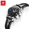 Reloj de marca Oulishi con respaldo de estrella, regalo de TikTok, reloj de cuarzo fino, reloj de mujer resistente al agua, reloj de mujer