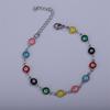 Joyería Jinyiyuan Pulsera de acero inoxidable Ojo Turco Diablo Acero titanio ojo redondo amuleto de la suerte Plata