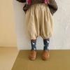 Ropa de niños de Corea del Sur pantalones de pana nuevos para niños y niñas bombachos de algodón para bebés pantalones de 56 puntos moda