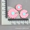 Accesorios para el Cabello Dentados Tocado Pequeña Margarita Accesorios de Resina Flores DIY Pegamento para Niños Pegamento en Crema Paquete de Materiales para Funda de Teléfono Móvil
