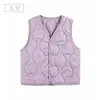 Chaleco Artefacto de Uniforme Escolar para Niños y Niñas Otoño e Invierno Relleno de Lana Completa Bebé Estudiante de Secundaria Chaleco de Plumas Ropa Interior