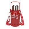 Copo Térmico Coca-Cola Aço Inoxidável 316 Grande Capacidade Portátil para Exterior 2023 Novo Garrafa com Alça