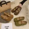 Sapatos Mary Jane confortáveis de sola macia para mulheres, perfeitos com saias, bico fino, baixos, versáteis, casuais e adequados para o trabalho ou uso diário, sapatilhas