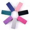 Estuche Cuadrado de Color Sólido Personalizado con Impresión de Logo para Gafas, Estuche Sencillo de Gamuza para Gafas de Sol, Estuche de Metal de Color Sólido de Alta Gama para Gafas