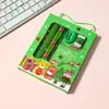 Caja de regalo portátil de Navidad de 6 piezas para estudiantes, set de papelería, pequeños regalos de Navidad para niños, premios de regalo, preescolar