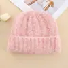 Gorro de Lã Tricotado Quente Solto para Inverno Feminino com Proteção para Orelhas, Chapéu Slouchy para Aquecimento de Inverno