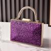 Nuevo bolso de cena con lentejuelas doradas de alta calidad, bolso de fiesta con diamantes de moda transfronteriza europea y americana, outlet de fábrica