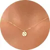 Collar Transfronterizo Europeo y Americano con Temática Oceánica con Corazón de Cobre en Forma de Luna, Estrella de Mar, Moño, Copo de Nieve, Cruz, Colgante de Softbol, Joyería para Mujer