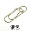 Clipe de Caneta Colorido de Metal em Formato de Coração, Fivela de Caneta Personalizada, Acessório de Caneta, Material de Escritório Multifuncional, Clipe de Caneta para Estudante