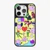 Funda Dura para PC con Panel Trasero Intercambiable Magsafe Magnética para iPhone 15 Funda de Verano para Teléfono Apple 14 Funda Protectora Refrigerante