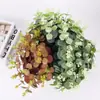 Flor Simulada Hoja de Dinero Única Hoja de Eucalipto Arreglo Floral de Boda con Flores Artificiales Decorativas y Hojas de Plantas Verdes Plantas Simuladas