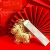 Producto Más Vendido en el Año del Caballo: Llavero de Oro Puro 999 "Hazte Rico al Instante", Colgante de Bolsa de Dibujos Animados, Adecuado para Regalar, Transmisiones en Vivo y Promoción de Negocios