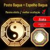 Espelho Bagua Pontual Porta de Casa Celular Janela Quarto Banheiro Varanda Adesivo de Metal Invisível Ouro Eletroforese Atacado