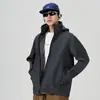 Ropa de Trabajo con Logo Personalizable, Chaquetas Cortavientos para Hombre y Mujer de Primavera y Otoño, Chaquetas de Montañismo, Estilo Pareja Resistente al Viento para Exteriores, Antifrío y Cálido