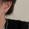 Pendientes Clásicos de Zirconia Negra de Temperamento Pendientes Microincrustados para Ropa de Trabajo y Oficinistas para Usar Diariamente con Textura Completa y Pendientes al por Mayor