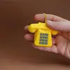 Teléfono Retro Clicker Impreso en 3D Botón de Alivio del Estrés Colgante Juguete Fidget Creativo Nostálgico Regalo Pequeño