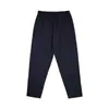 Calça de Treino Casual de Secagem Rápida Verão Americano Calça Esportiva Fina Solta Tecida Leggings Calça com Zíper