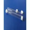 Tubo Transparente de PVC Tubo de Plástico Transparente con Tapa Tubo de Empaque Transparente Tubo a Prueba de Polvo Tubo de 3 Puntos Diámetro Exterior 16mm Diámetro Interior 15